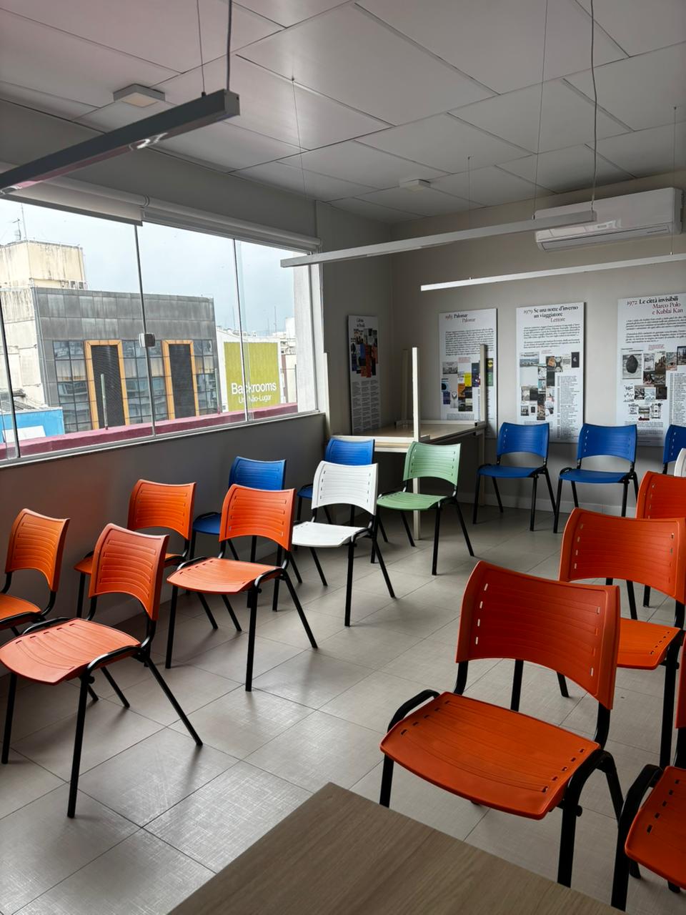 Workshop acontecendo nos espaços do Mosaico em Copacabana
